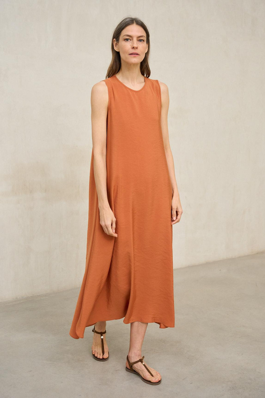 Vestido Elara coral