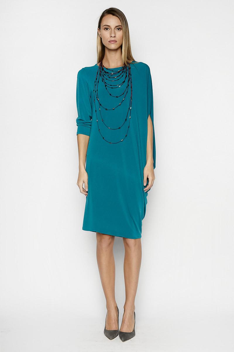 Vestido Evolú Azul Turquesa
