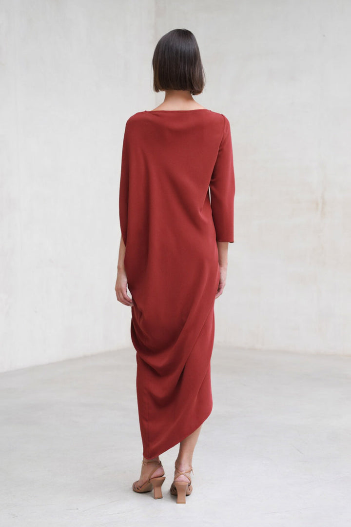 Vestido Amanda cereza