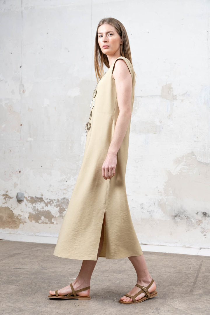 Vestido Tissi beige