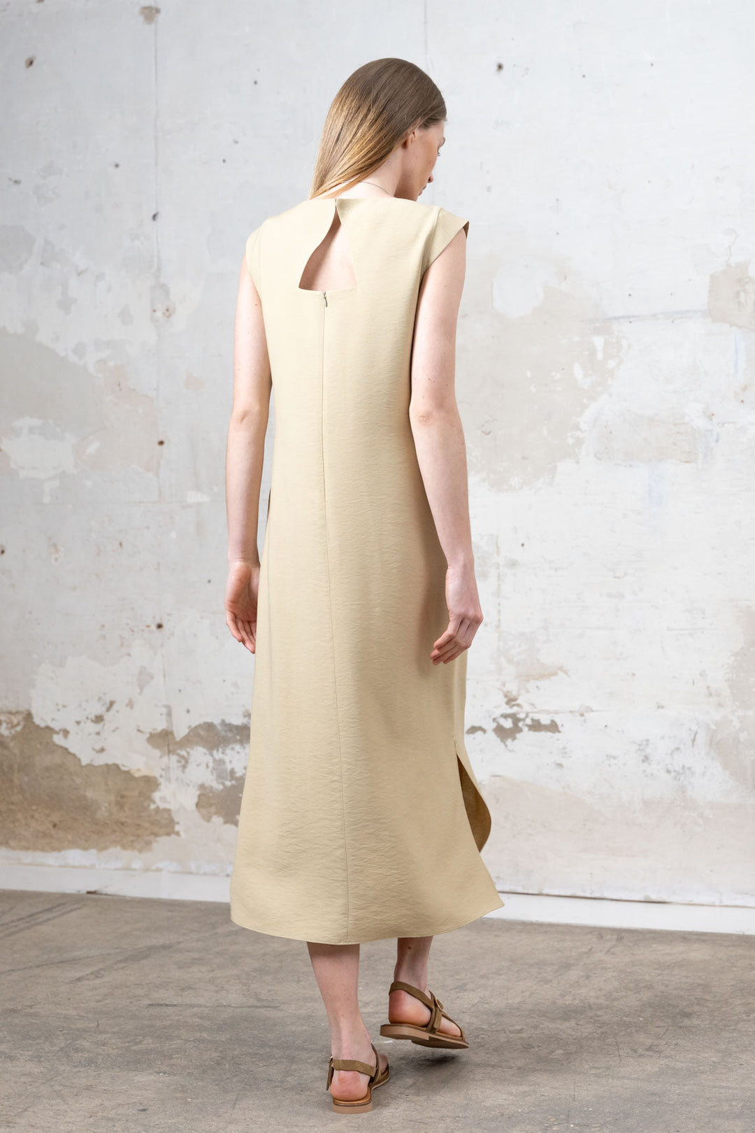 Vestido Tissi beige
