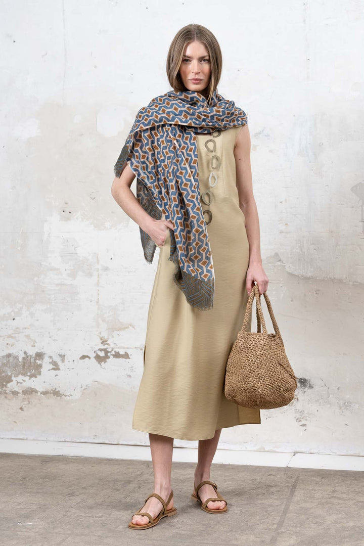 Vestido Tissi beige