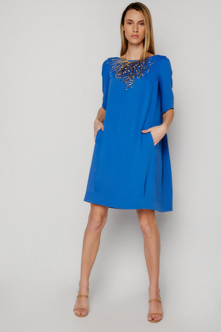 Vestido Azucena azul
