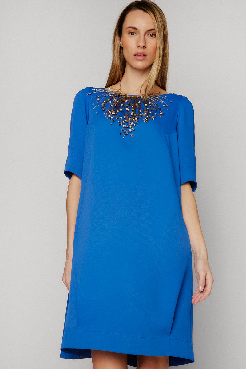 Vestido Azucena azul