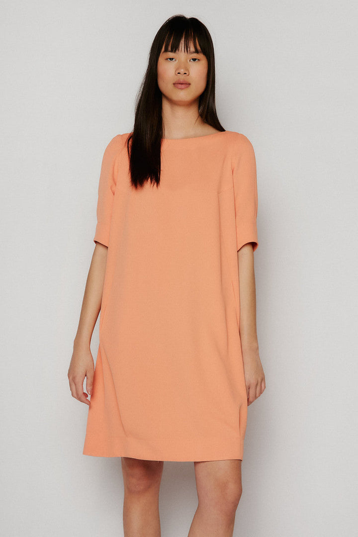Vestido Azucena albaricoque