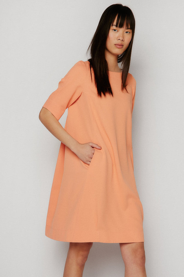 Vestido Azucena albaricoque