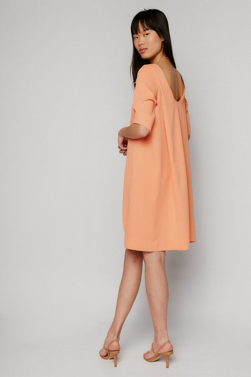 Vestido Azucena albaricoque