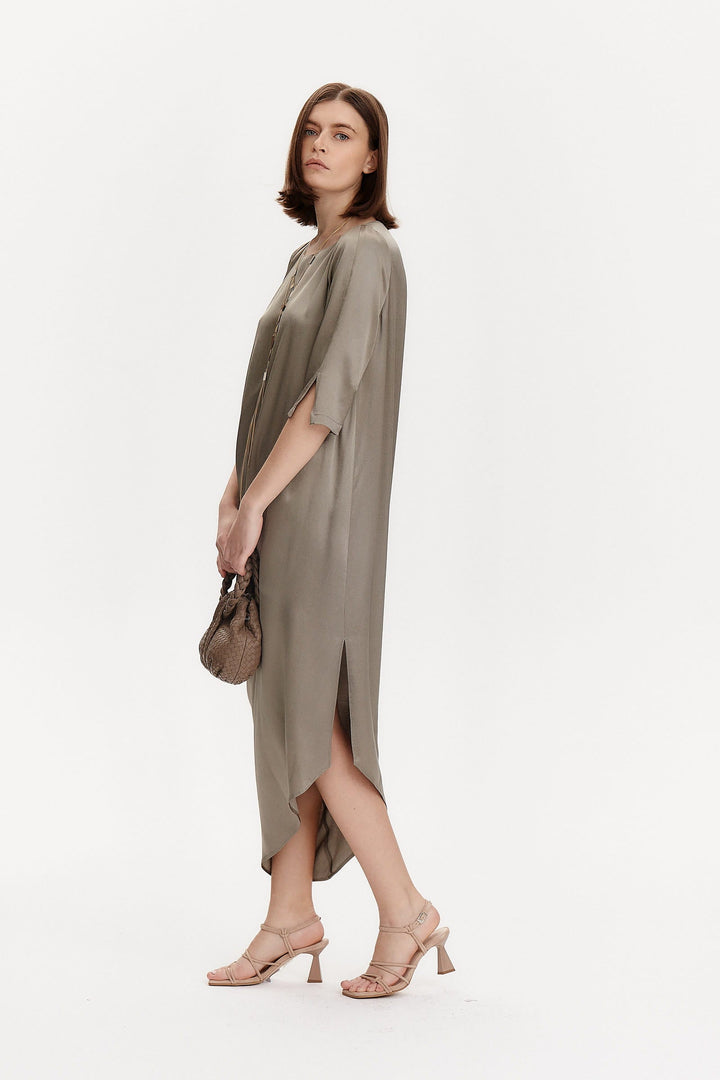 Vestido Olivia verde