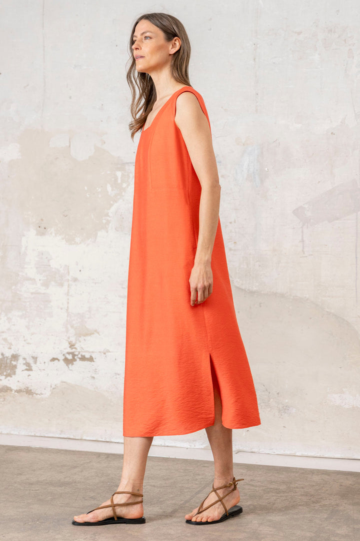 Vestido Tissi coral