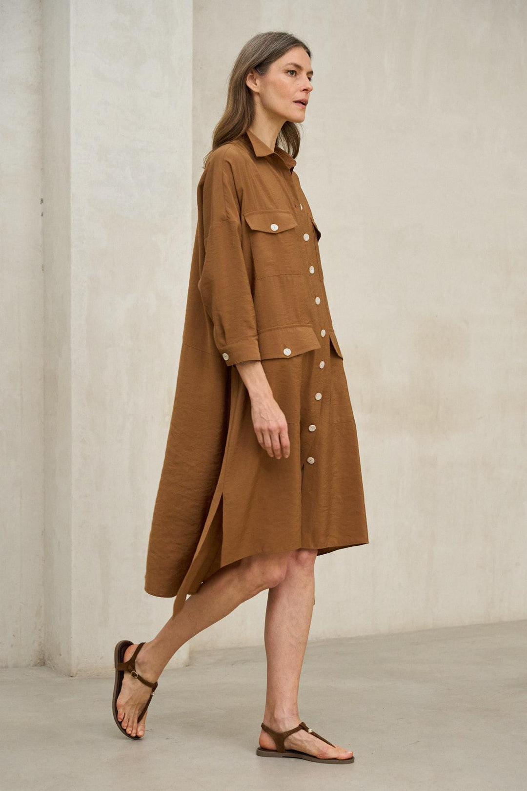 Vestido Maëron cobre