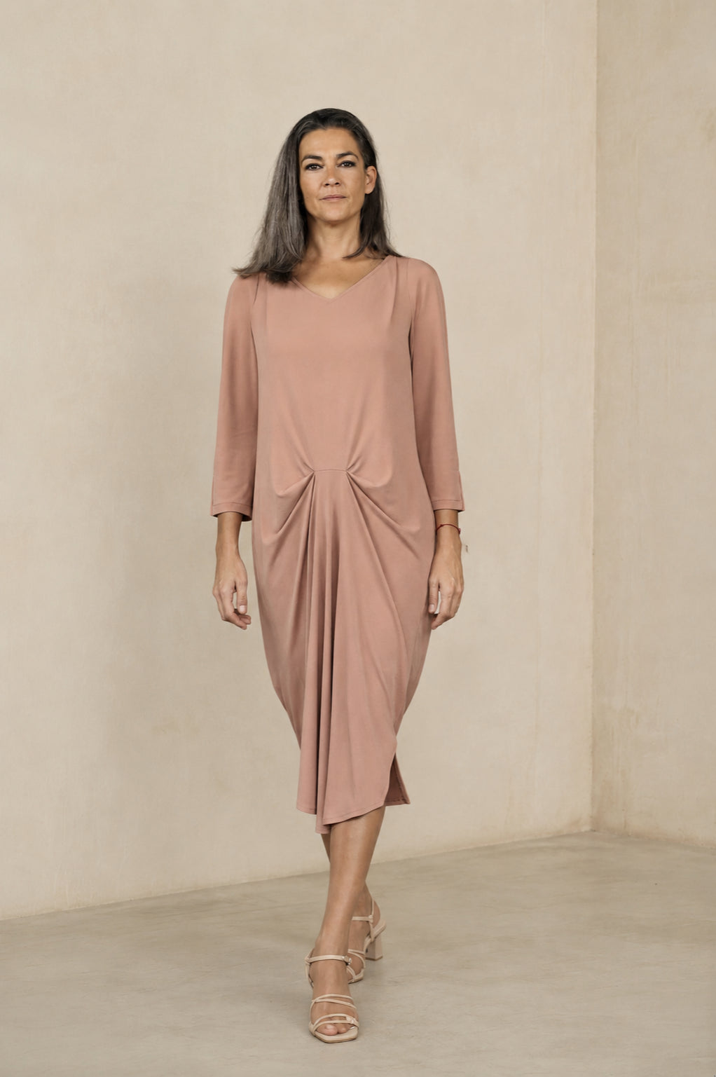 Vestido Huertel Rosa Palo