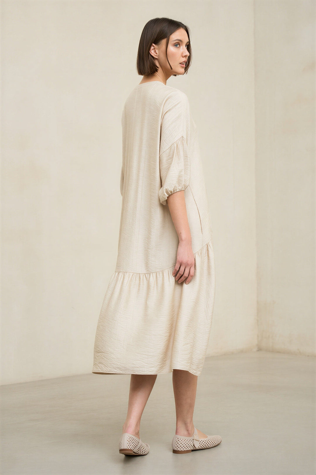 Vestido Arisse crudo