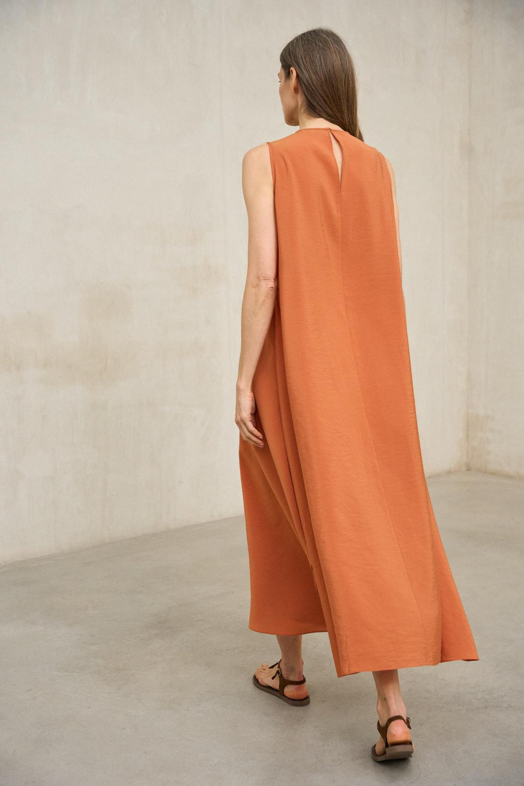 Vestido Elara coral
