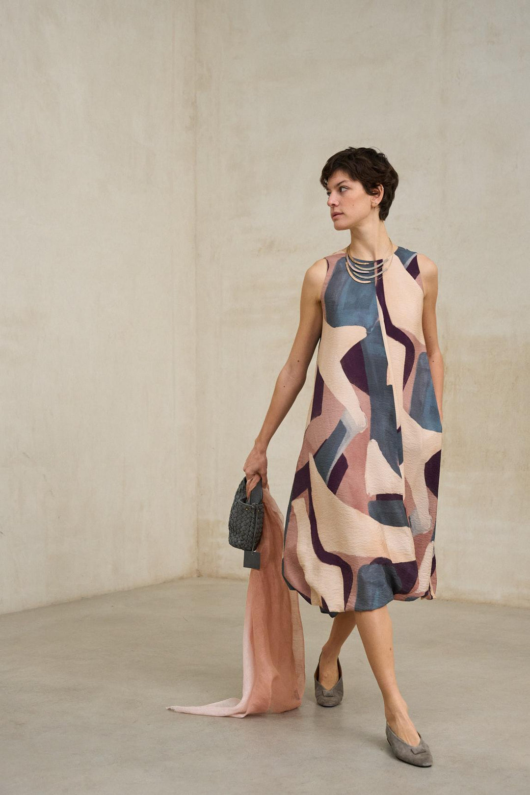 Vestido Calirea estampado