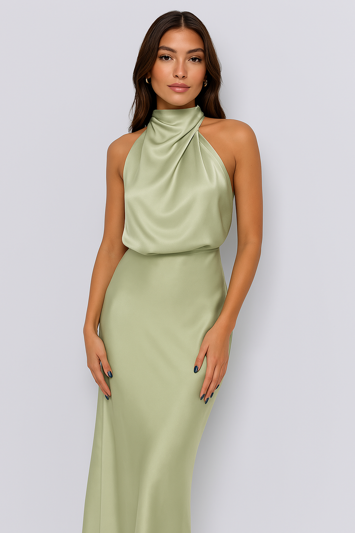 Claire | Vestido satinado