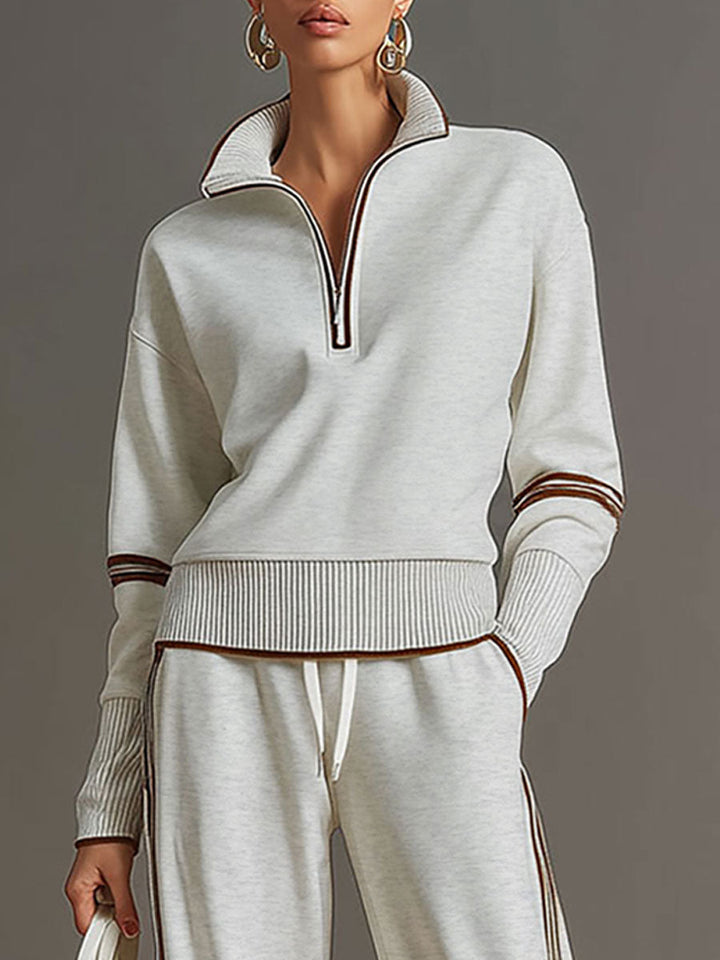 Chándal Mujer Dos Piezas con Sudadera Half Zip
