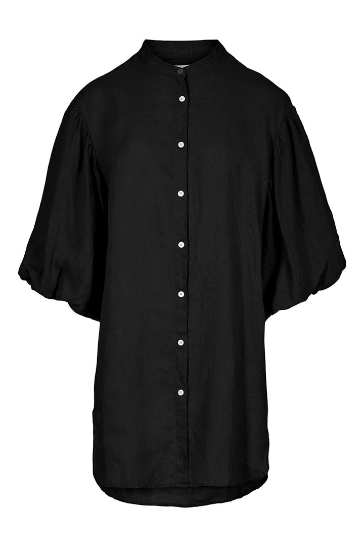Sra. Balon - Vestido de lino negro