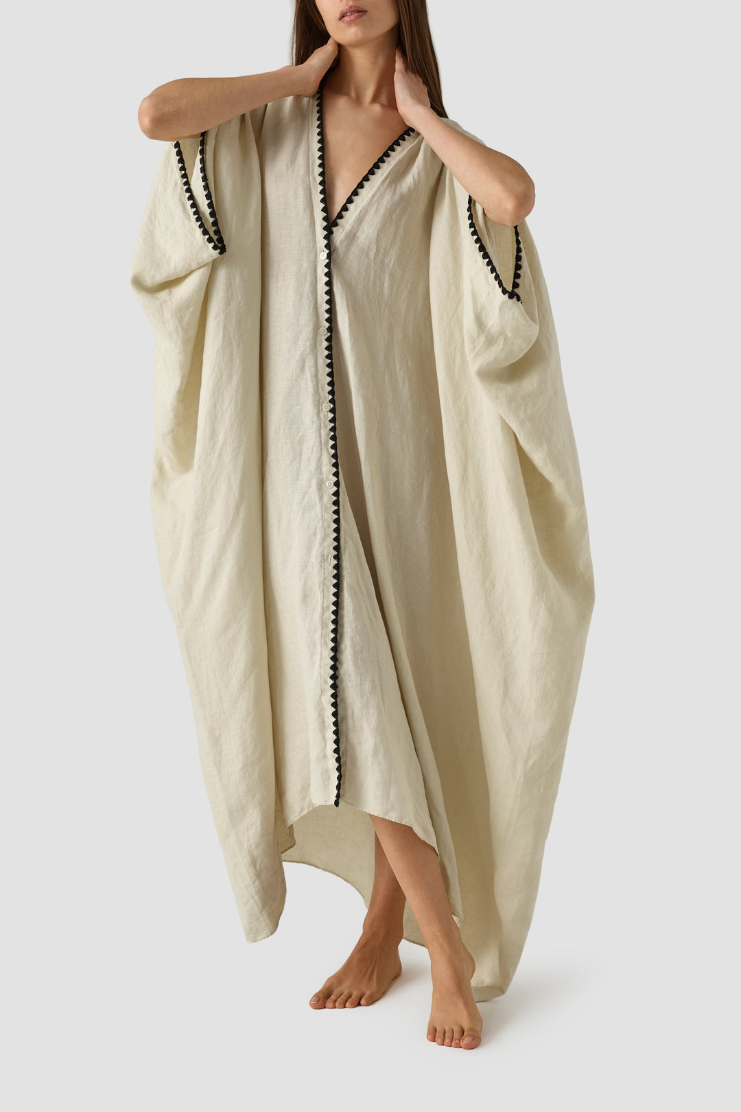 Mrs Tulum Tunic Pelican Black