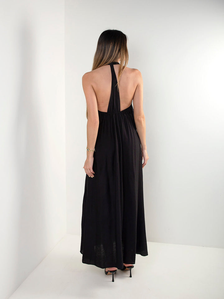 Vestido comprido halter