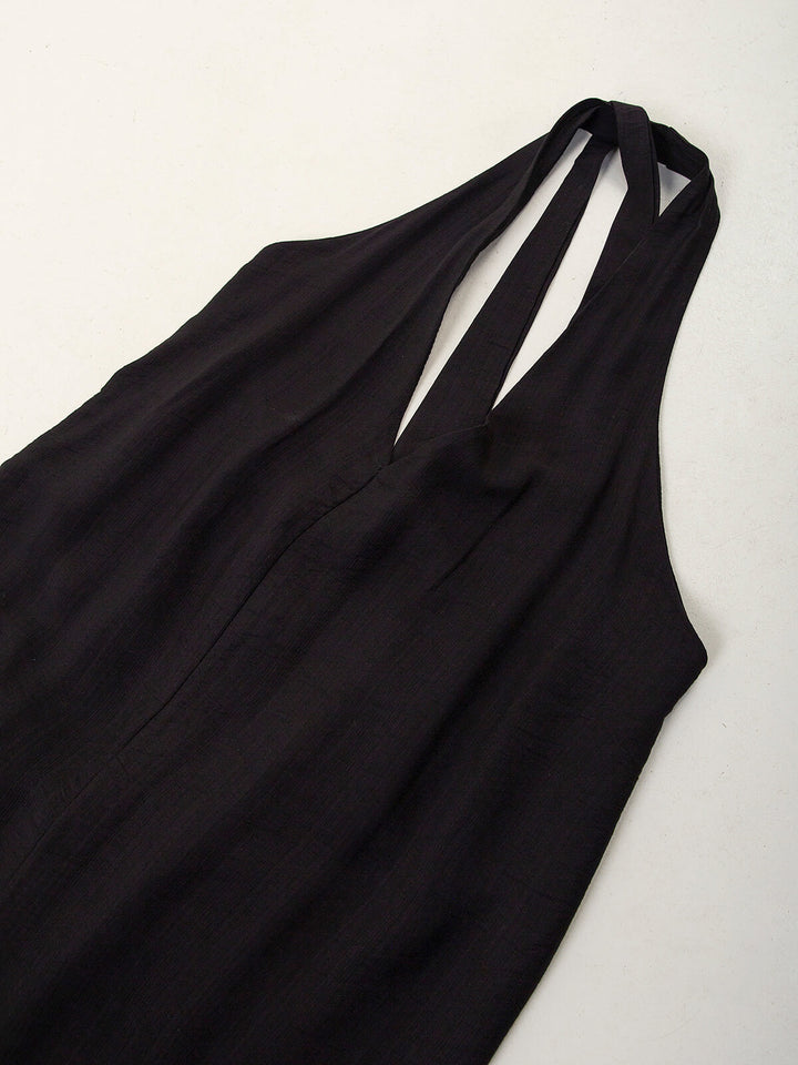 Vestido comprido halter
