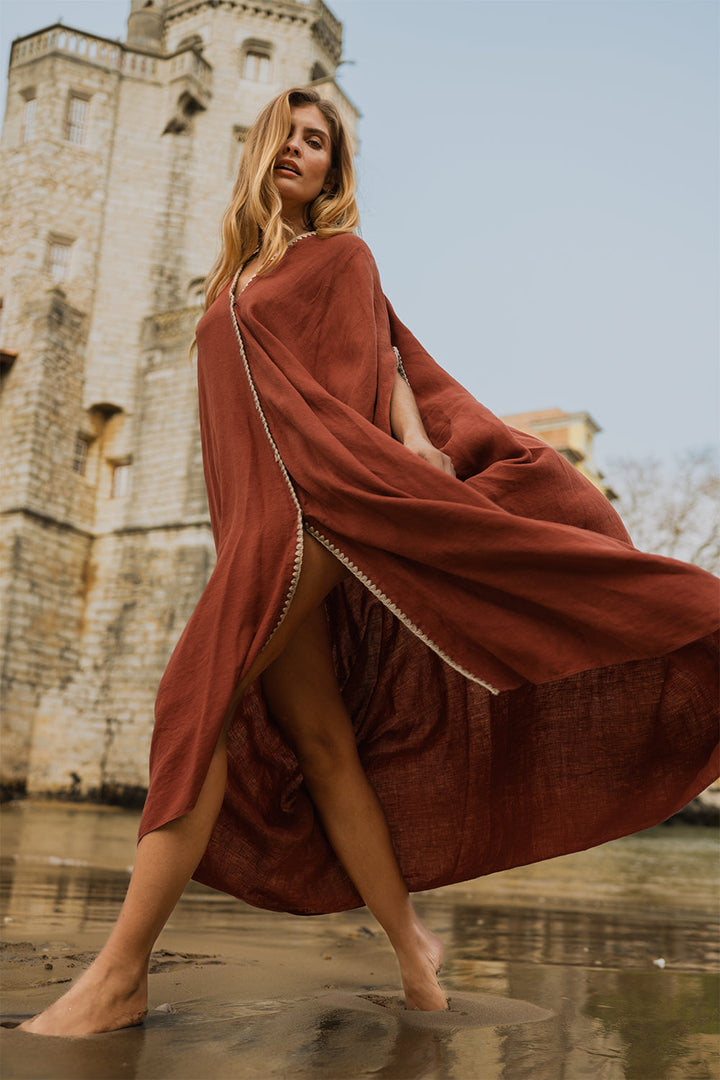 Mrs Tulum Tunic Okra/Pelican