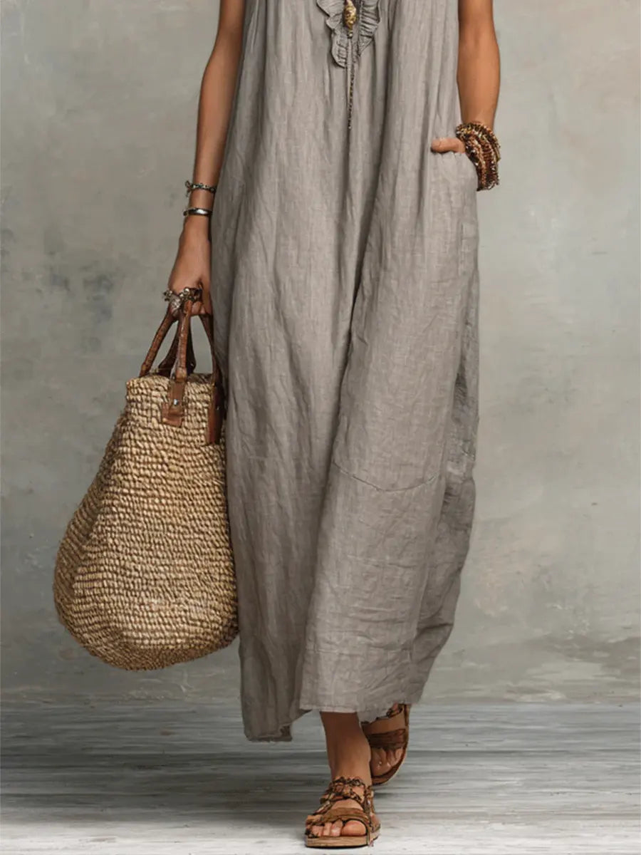 Corin - Vestido Maxi Boho Fluyente